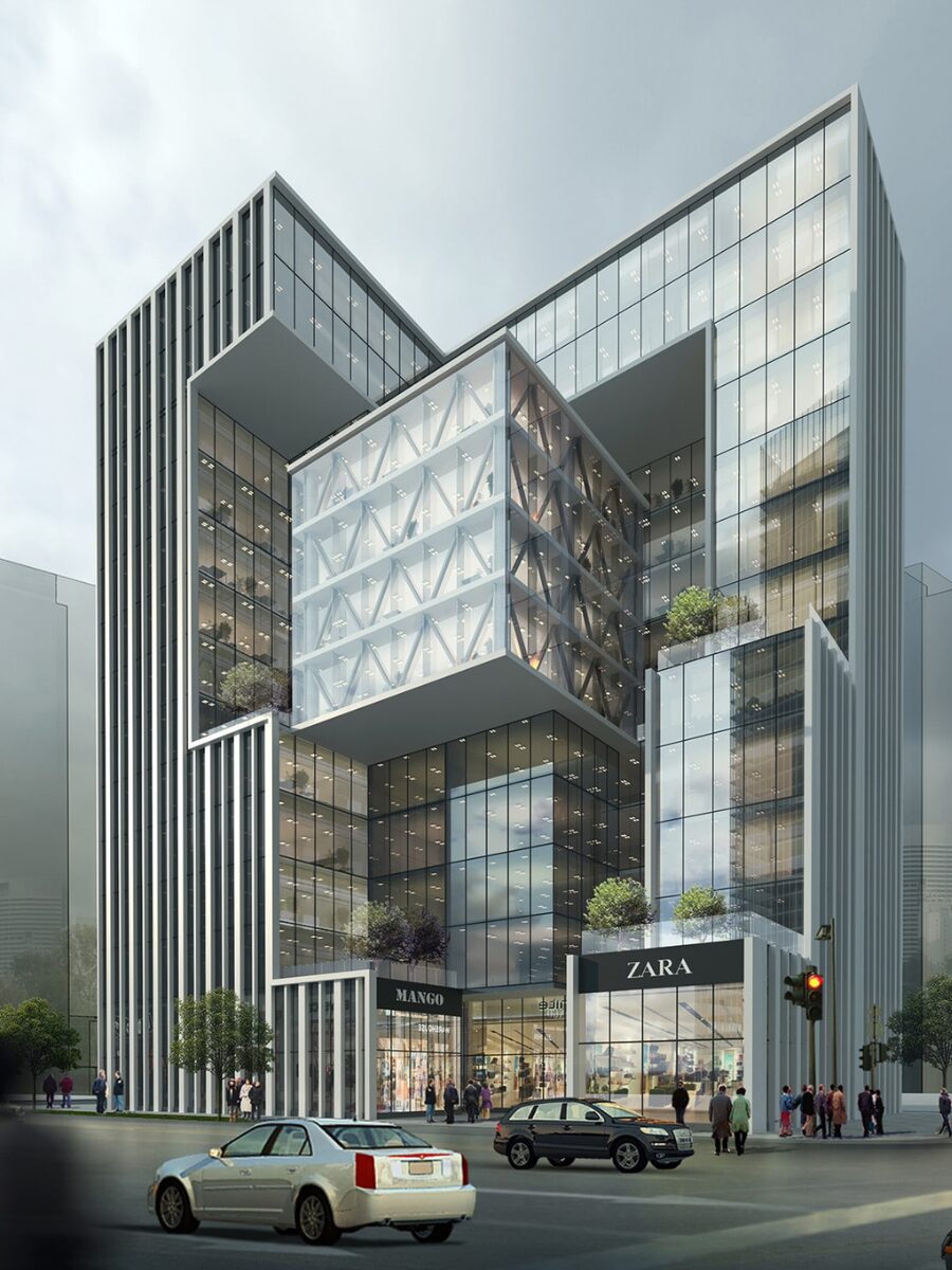 Office Complex Project Architectural CAD